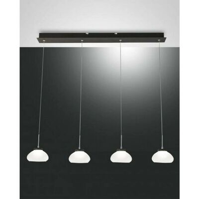 Fabas Luce Arabella LED Ceiling Light White Glass Fabas Luce Arabella LED Ceiling Light White Glass