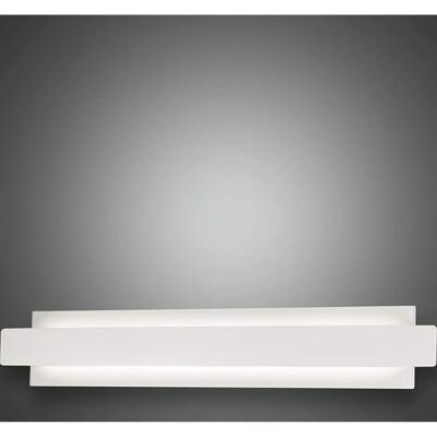 Fabas Luce Regolo White Glass LED Wall Light Fabas Luce Regolo White Glass LED Wall Light