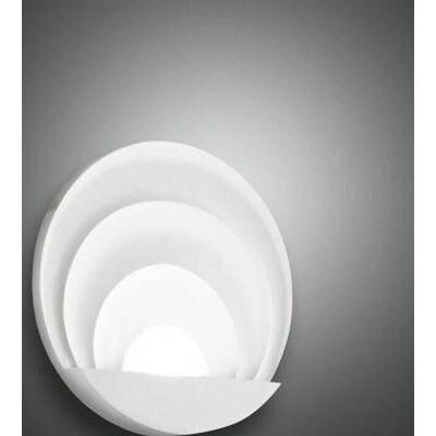 Fabas Luce Sunrise Weiße Glass LED Wandleuchte Fabas Luce Sunrise Weiße Glass LED Wandleuchte