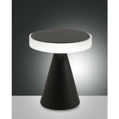 Fabas Luce Neutra Schwarzes Glas Tischlampe - Beleuchtung Fabas Luce Neutra Schwarzes Glas Tischlampe - Beleuchtung