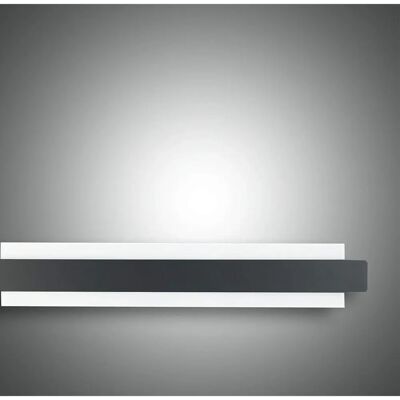 Fabas Luce Regolo Wandleuchte - Schwarzes Glas - LED Fabas Luce Regolo Wandleuchte - Schwarzes Glas - LED