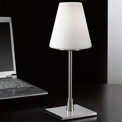 Fabas Luce No. 2653-31-178 Lampada da tavolo Nichel Satinato - Touch Fabas Luce No. 2653-31-178 Lampada da tavolo Nichel Satinato - Touch