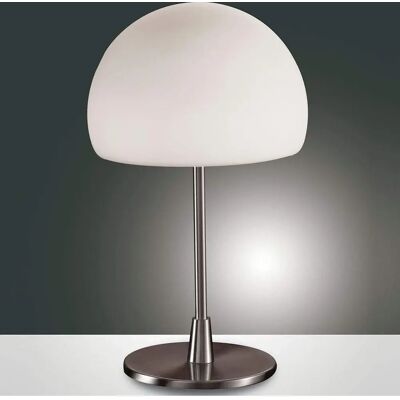 Lampada da tavolo Gaia Grande Nichel Satinato - Illuminazione Lampada da tavolo Gaia Grande Nichel Satinato - Illuminazione