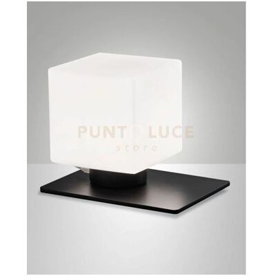 Lampada da Tavolo LED Nera Fabas Luce Modello 3579-30-101 con Dimmer Tattile Lampada da Tavolo LED Nera Fabas Luce Modello 3579-30-101 con Dimmer Tattile