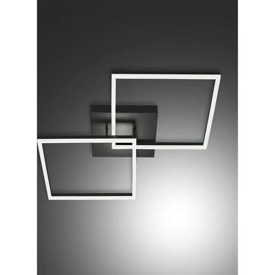 Fabas Luce Bard Semi Flush Light Anthracite - Lighting Fabas Luce Bard Semi Flush Light Anthracite - Lighting