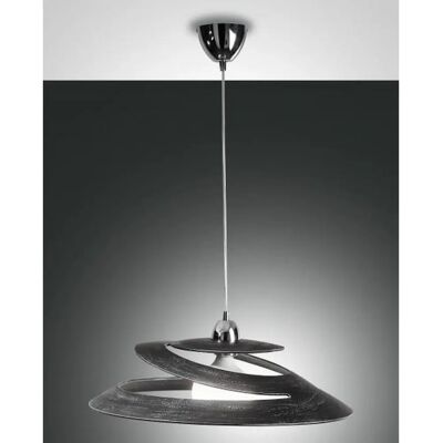Fabas Luce Aragon Antik Schwarz Glas Pendelleuchte - Deckenleuchte Fabas Luce Aragon Antik Schwarz Glas Pendelleuchte - Deckenleuchte