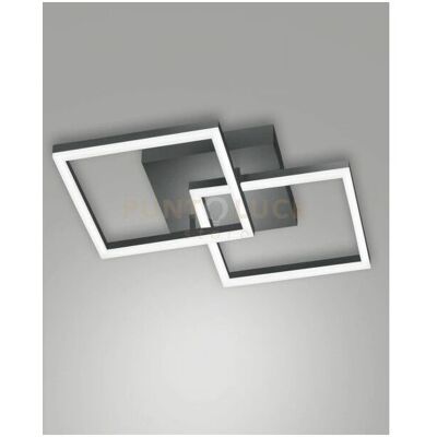 FABAS LUCE - Bard - Anthrazit - 2 LED-Leuchten - Wandleuchte FABAS LUCE - Bard - Anthrazit - 2 LED-Leuchten - Wandleuchte
