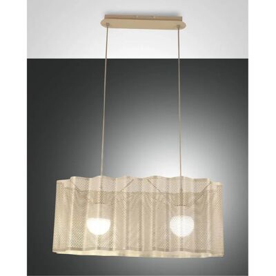 Fabas Luce Glicine Pendelleuchte Gold - Pendelleuchte Fabas Luce Glicine Pendelleuchte Gold - Pendelleuchte