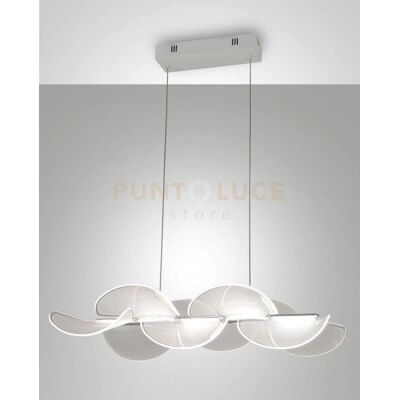 Fabas Luce Sylvie LED Pendant Light White Glass - Pendant Ceiling Light Fabas Luce Sylvie LED Pendant Light White Glass - Pendant Ceiling Light