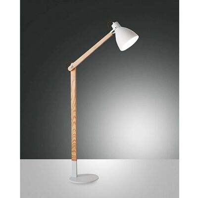 Fabas Luce Sveva Stehlampe Weiß / Ash Holz - Stehlampe Fabas Luce Sveva Stehlampe Weiß / Ash Holz - Stehlampe