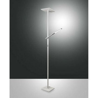 Fabas Luce Ideal LED Stehlampe Weiß Glas - LED, Weiß, 188cm Fabas Luce Ideal LED Stehlampe Weiß Glas - LED, Weiß, 188cm
