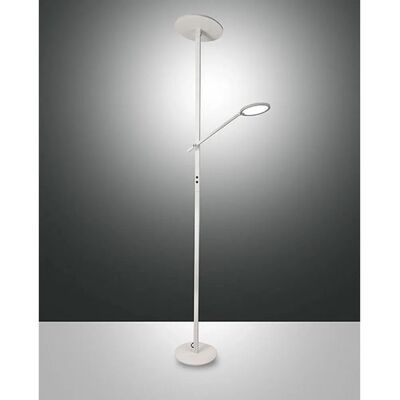 Lámpara de pie LED blanca Regina de Fabas Luce - Lámpara de pie Lámpara de pie LED blanca Regina de Fabas Luce - Lámpara de pie