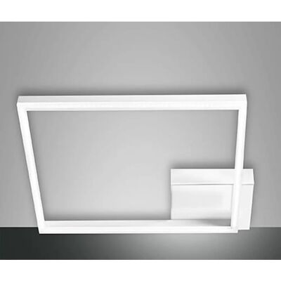 Fabas Luce Bard Semi Flush Light - LED White Glass Fabas Luce Bard Semi Flush Light - LED White Glass
