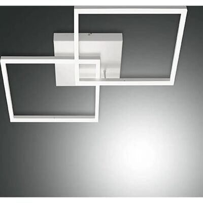 Fabas Luce Bard Semi Flush Light White Glass - Lighting Fabas Luce Bard Semi Flush Light White Glass - Lighting
