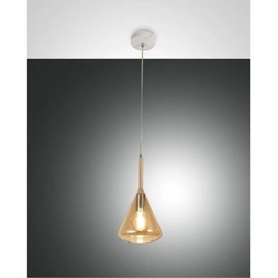 Fabas Luce Tris Bernstein Weiß E27 Pendelleuchte - Pendelleuchte Fabas Luce Tris Bernstein Weiß E27 Pendelleuchte - Pendelleuchte