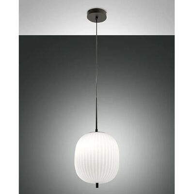 Fabas Luce Domizia Ceiling Light - Black Glass Fabas Luce Domizia Ceiling Light - Black Glass