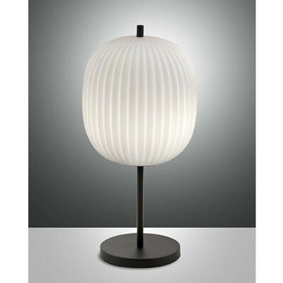 Fabas Luce Domizia Schwarze Glas Kristallleuchte - Lampe Fabas Luce Domizia Schwarze Glas Kristallleuchte - Lampe