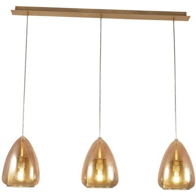 Fabas Luce Britton Amber Glass Pendant Ceiling Light Fabas Luce Britton Amber Glass Pendant Ceiling Light
