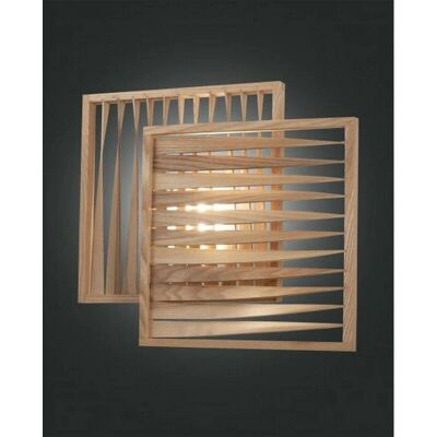 Fabas Luce Loft Wall Light - LED, Ash Wood, Metal Fabas Luce Loft Wall Light - LED, Ash Wood, Metal
