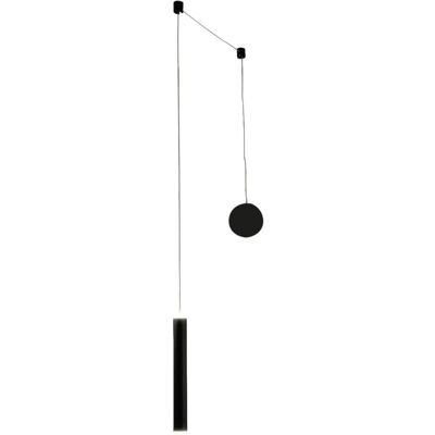 Fabas Luce Lampe Pendante LED Noire 6,5W - Suspension - Publicité Fabas Luce Lampe Pendante LED Noire 6,5W - Suspension - Publicité