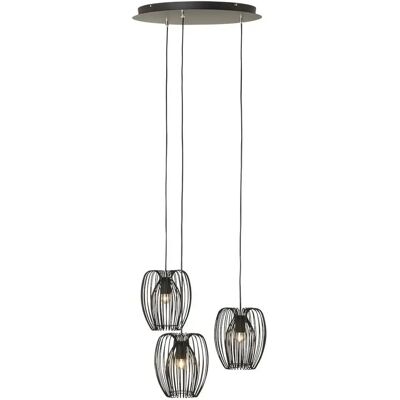 Fabas Luce Modell 3677-47-101 Schwarze Pendelleuchte - Pendelleuchte Fabas Luce Modell 3677-47-101 Schwarze Pendelleuchte - Pendelleuchte