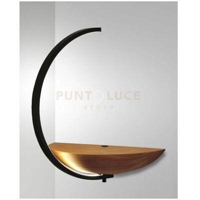 Fabas Luce Schwarze LED Wandleuchte mit Dimmer Fabas Luce Schwarze LED Wandleuchte mit Dimmer