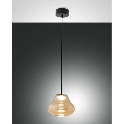 Fabas Luce - 3774-40-241 - Bernsteinfarben - 25 cm - LED Pendelleuchte Fabas Luce - 3774-40-241 - Bernsteinfarben - 25 cm - LED Pendelleuchte
