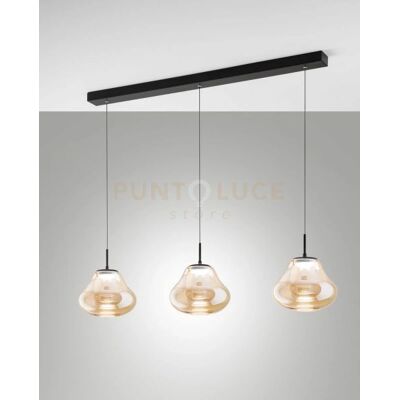 Fabas Luce - 3774-48-125 - Amber - LED Pendelleuchte Fabas Luce - 3774-48-125 - Amber - LED Pendelleuchte