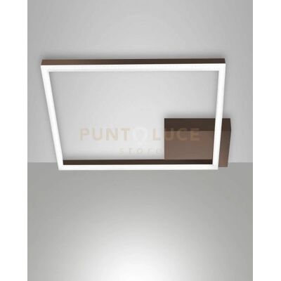 Fabas Luce Plafonnier LED Corten - Lampe Moderne Carrée - Publicité Fabas Luce Plafonnier LED Corten - Lampe Moderne Carrée - Publicité