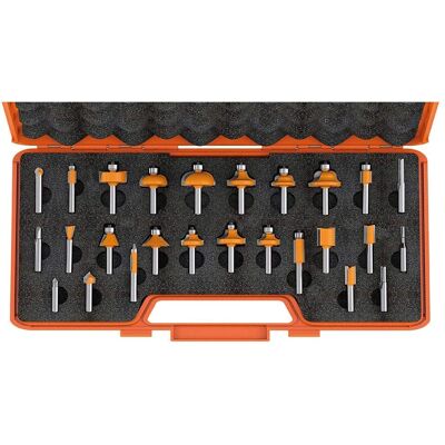 CMT 26-teiliges Hartmetall-Fräser-Set - 8mm Schaft - Langlebig HM CMT 26-teiliges Hartmetall-Fräser-Set - 8mm Schaft - Langlebig HM