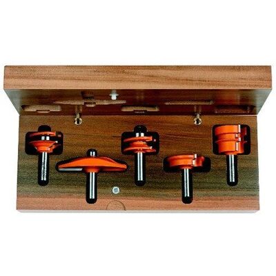 CMT ORANGE TOOLS 900.510.11 Set 5 Fräser für Küchen CMT ORANGE TOOLS 900.510.11 Set 5 Fräser für Küchen