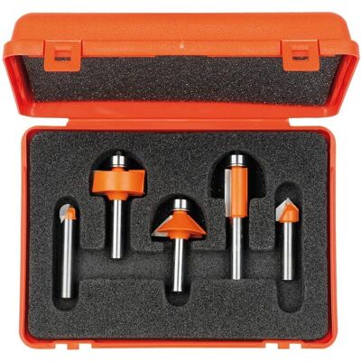 CMT ORANGE TOOLS 700.005.02 Set mit 5 Fräser - Profilieren CMT ORANGE TOOLS 700.005.02 Set mit 5 Fräser - Profilieren