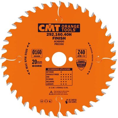 CMT 292.160.40H Orange Kreissägeblatt - Kreissägeblatt CMT 292.160.40H Orange Kreissägeblatt - Kreissägeblatt
