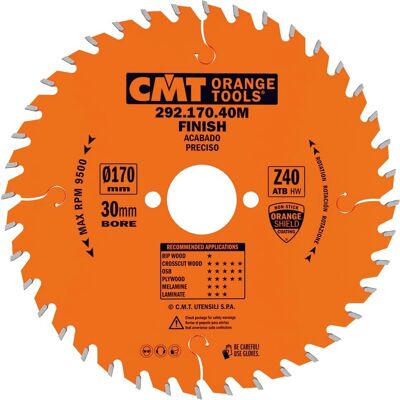 CMT 292.170.40M Kreissägeblatt - 170mm, 40Z, für präzise Schnitte CMT 292.170.40M Kreissägeblatt - 170mm, 40Z, für präzise Schnitte