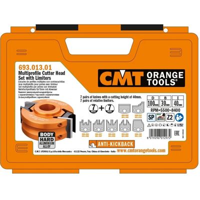 CMT ORANGE TOOLS 693.013.01 Mehrprofil-Set - Türrahmen CMT ORANGE TOOLS 693.013.01 Mehrprofil-Set - Türrahmen