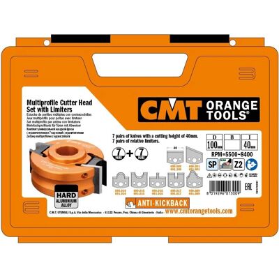 CMT ORANGE TOOLS 693.013.06 Profil-Set mit Begrenzern - Werkzeugtyp CMT ORANGE TOOLS 693.013.06 Profil-Set mit Begrenzern - Werkzeugtyp