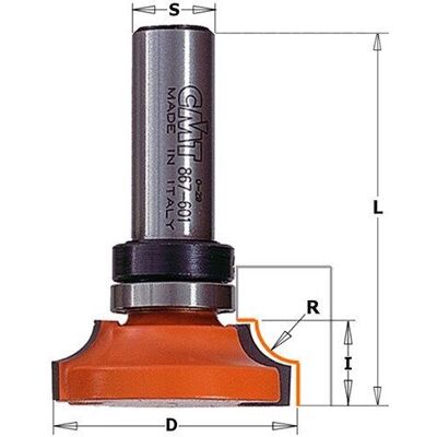 CMT ORANGE TOOLS 967.103.11B Cortador de Perfil - 3 atributos - Tipo de perfil CMT ORANGE TOOLS 967.103.11B Cortador de Perfil - 3 atributos - Tipo de perfil