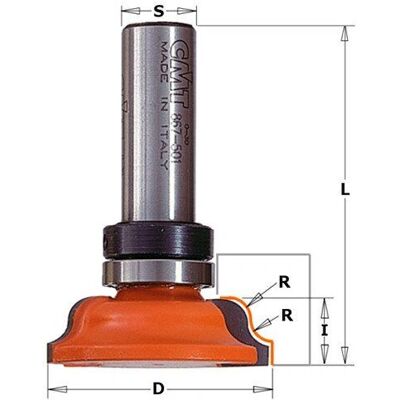 CMT ORANGE TOOLS 967.503.11b Fresa - Perfilado, 60.45mm CMT ORANGE TOOLS 967.503.11b Fresa - Perfilado, 60.45mm
