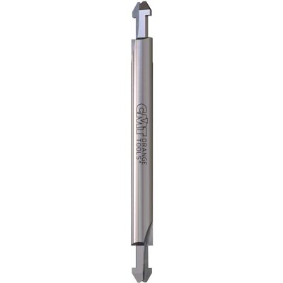 CMT 713.001.11 Fräser - Doppelspitz, 8mm Tiefe, für Gummidichtungen CMT 713.001.11 Fräser - Doppelspitz, 8mm Tiefe, für Gummidichtungen