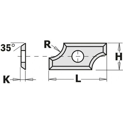CMT ORANGE TOOLS 790.050.00 Cuchilla de Perfil de Alta Resistencia - Herramienta de Corte CMT ORANGE TOOLS 790.050.00 Cuchilla de Perfil de Alta Resistencia - Herramienta de Corte