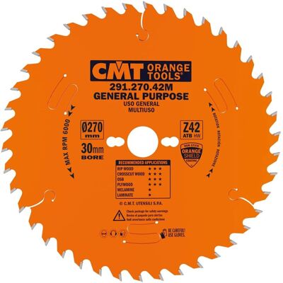 CMT - 291.270.42M Kreissägeblatt - Querschnitt 270mm CMT - 291.270.42M Kreissägeblatt - Querschnitt 270mm