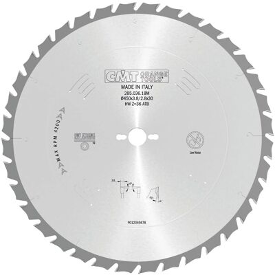 CMT 285.036.18M Kreissägeblatt - 450x3.8/2.8, Z36, 10° - Holzschnitt CMT 285.036.18M Kreissägeblatt - 450x3.8/2.8, Z36, 10° - Holzschnitt