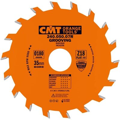 CMT 240.050.07R - Kreissägeblatt für Nuten - 180x5x35mm CMT 240.050.07R - Kreissägeblatt für Nuten - 180x5x35mm