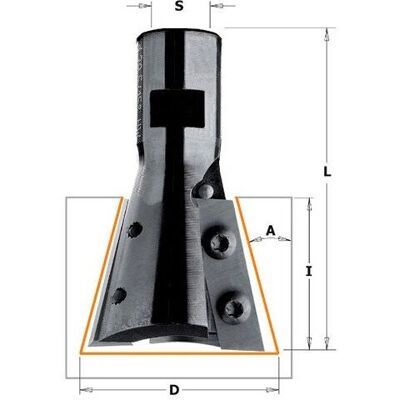 CMT 664.395.11 Sega per coda di rondine 15° - Strutture del tetto CMT 664.395.11 Sega per coda di rondine 15° - Strutture del tetto