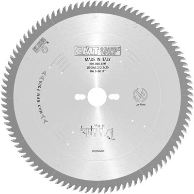 CMT 295.096.12M Kreissägeblatt - 8mm, Chrom, 10° - Typ CMT 295.096.12M Kreissägeblatt - 8mm, Chrom, 10° - Typ