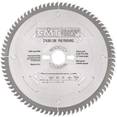 CMT 274.080.10M Kreissägeblatt - Querschliff Holz & Verbundstoffe CMT 274.080.10M Kreissägeblatt - Querschliff Holz & Verbundstoffe