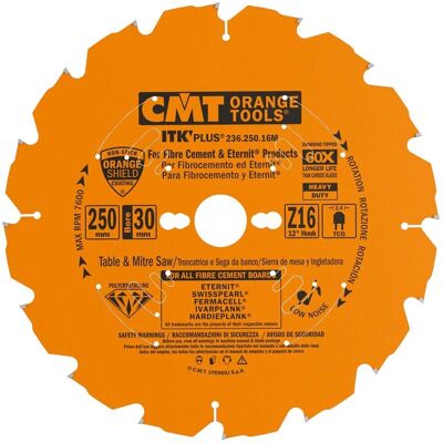 CMT Diamantkreissägeblatt 250mm - Für Schleifmaterialien CMT Diamantkreissägeblatt 250mm - Für Schleifmaterialien