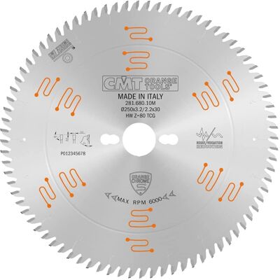 CMT Lama Dente Trapezoidale Hw 250x3.2/2.2x30 Z80 - Kreissägeblatt CMT Lama Dente Trapezoidale Hw 250x3.2/2.2x30 Z80 - Kreissägeblatt