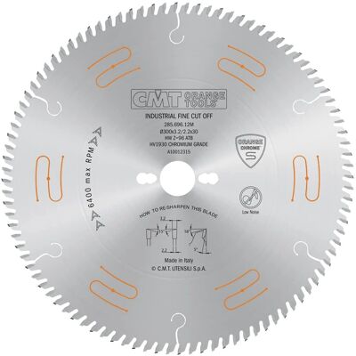 CMT 285.696.12M Chromkreissägeblatt - Holz präzise schneiden CMT 285.696.12M Chromkreissägeblatt - Holz präzise schneiden