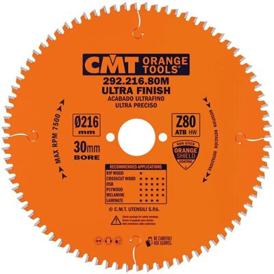 CMT 292.216.80M Kreissägeblatt - Präzisionsschnitt für Holz CMT 292.216.80M Kreissägeblatt - Präzisionsschnitt für Holz